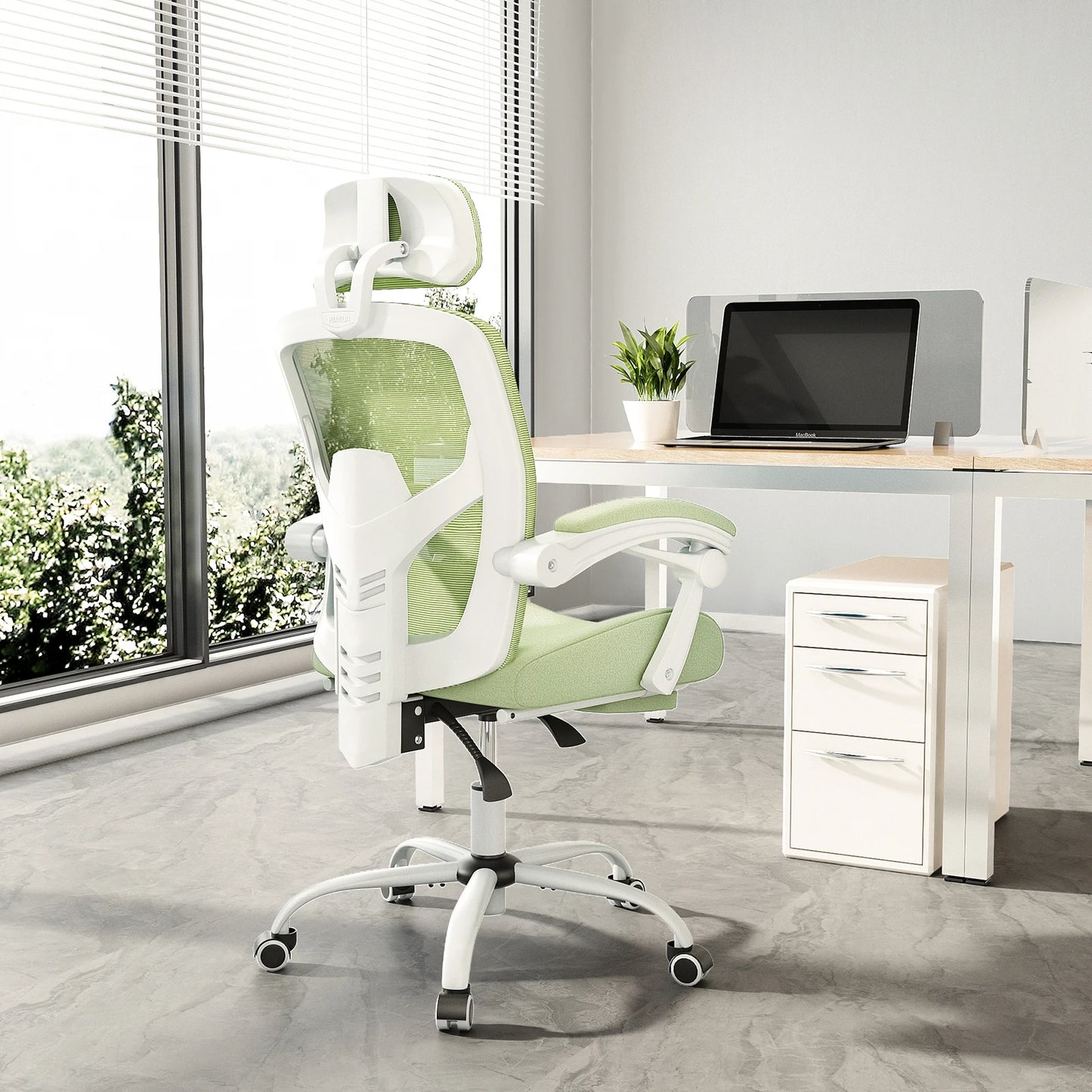 Fauteuil Ergonomique Mesh Pivotant Soutien Lombaire